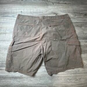 Field & Forest Cargo Shorts Mens 46 Brown Cotton Blend Utility Hiking Gorpcore‎